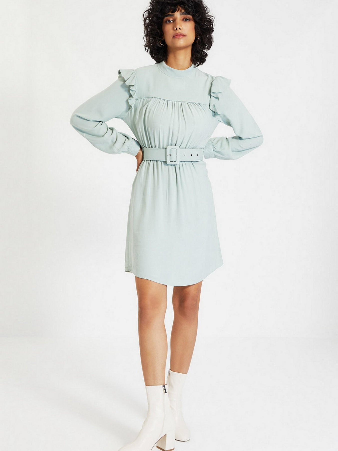 Платье мини Trendyol модель TWOAW22EL0346/Mint Фото