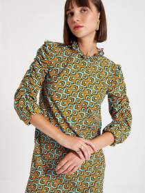 Платье мини Trendyol модель TWOAW22EL0347/Cok Renkli Фото