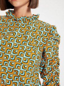 Платье мини Trendyol модель TWOAW22EL0347/Cok Renkli Фото