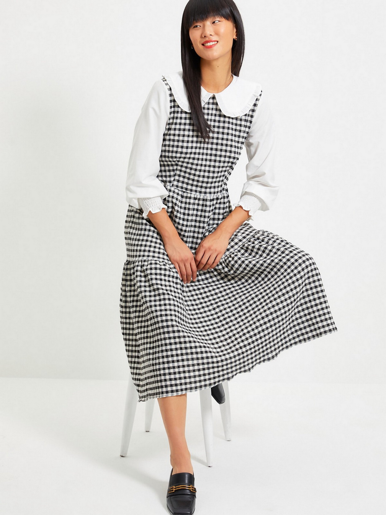 Платье миди Trendyol модель TWOAW22EL0381/Cok Renkli Фото