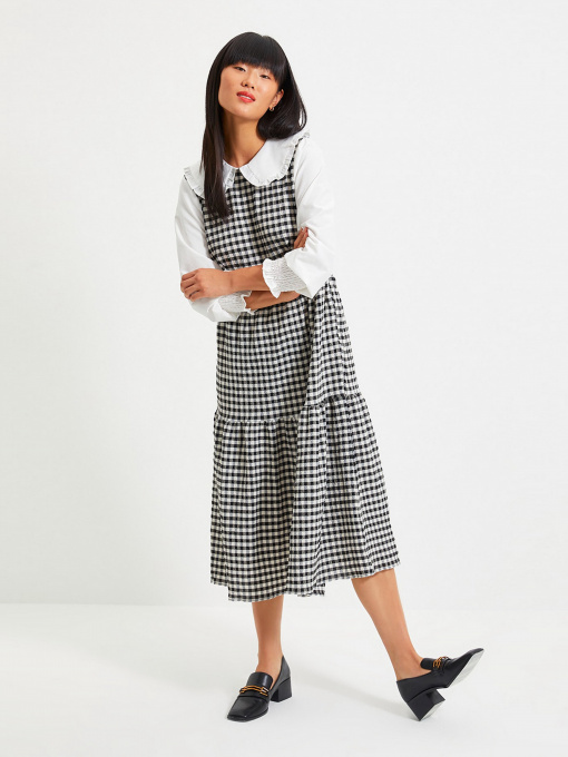 Платье миди Trendyol модель TWOAW22EL0381/Cok Renkli Фото