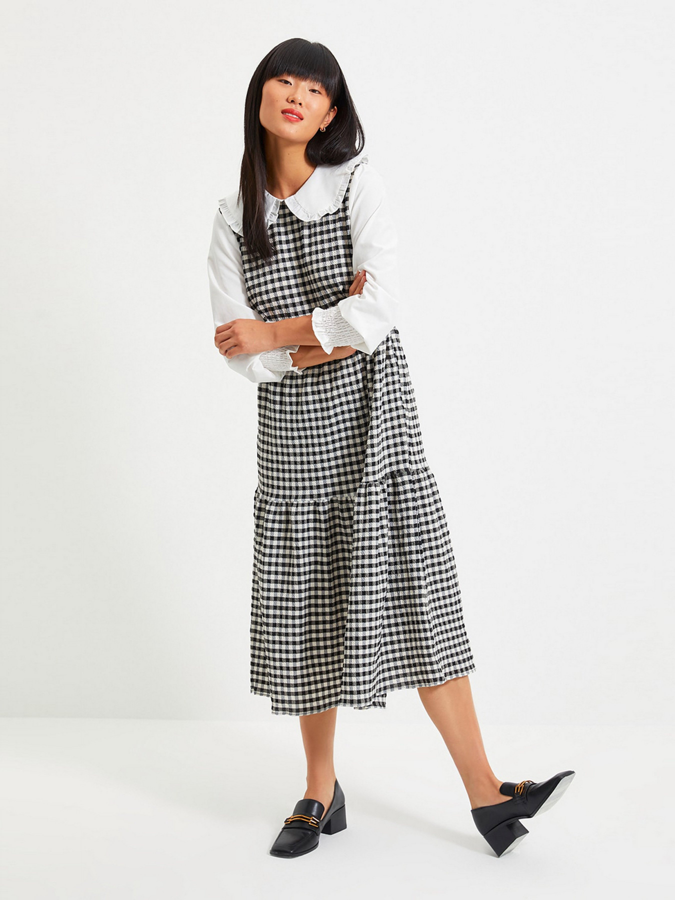 Платье миди Trendyol модель TWOAW22EL0381/Cok Renkli Фото