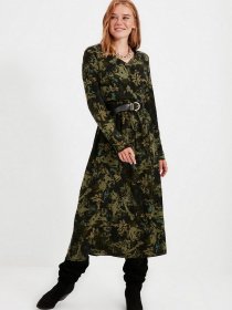 Платье миди Trendyol модель TWOAW22EL0501/Siyah Фото