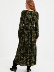 Платье миди Trendyol модель TWOAW22EL0501/Siyah Фото