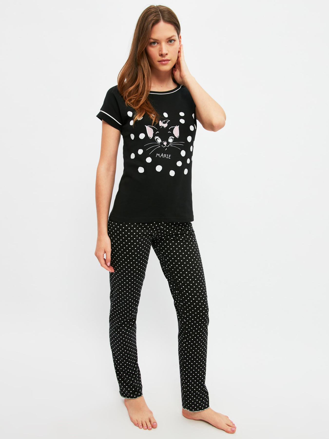 Піжама Trendyol модель THMSS21PT1507/Siyah Фото