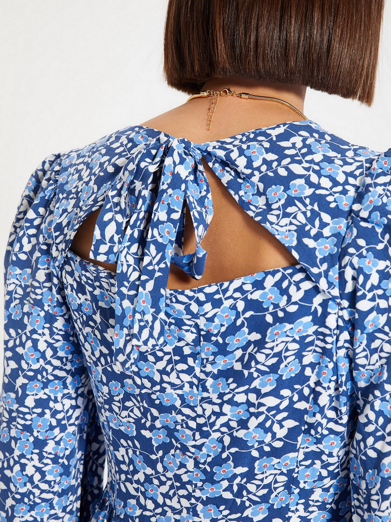 Платье мини Trendyol модель TWOAW22EL0588/Mavi Платье мини Trendyol модель TWOAW22EL0588/Mavi Фото