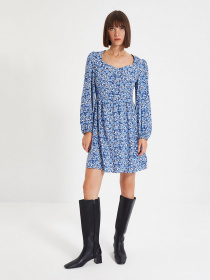 Платье мини Trendyol модель TWOAW22EL0588/Mavi Платье мини Trendyol модель TWOAW22EL0588/Mavi Фото