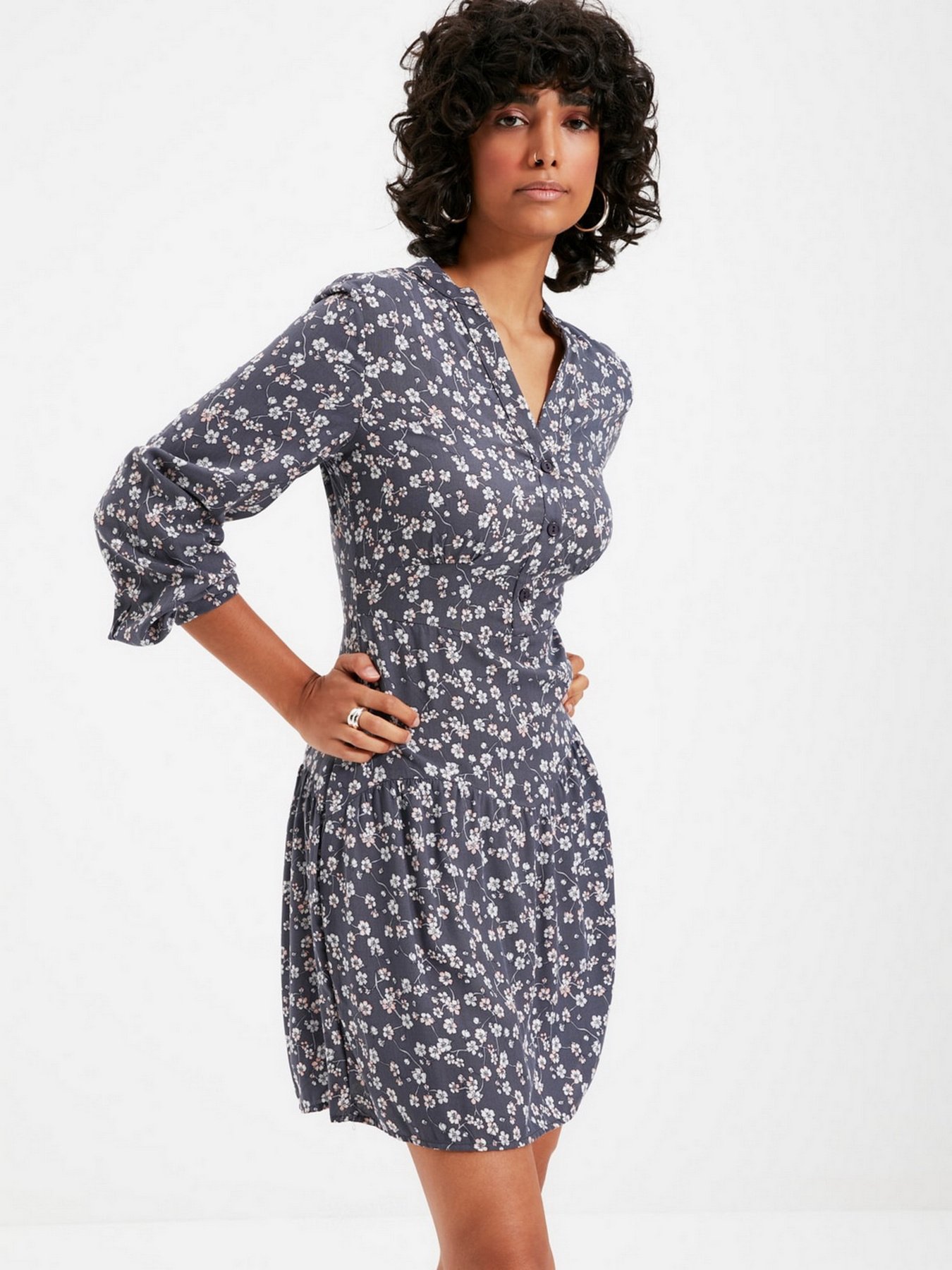 Сукня міні Trendyol модель TWOAW22EL0591/Lacivert Фото