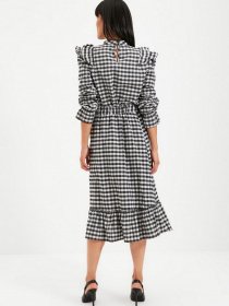 Спідниця міді Trendyol модель TWOAW22ET0045/Siyah Фото