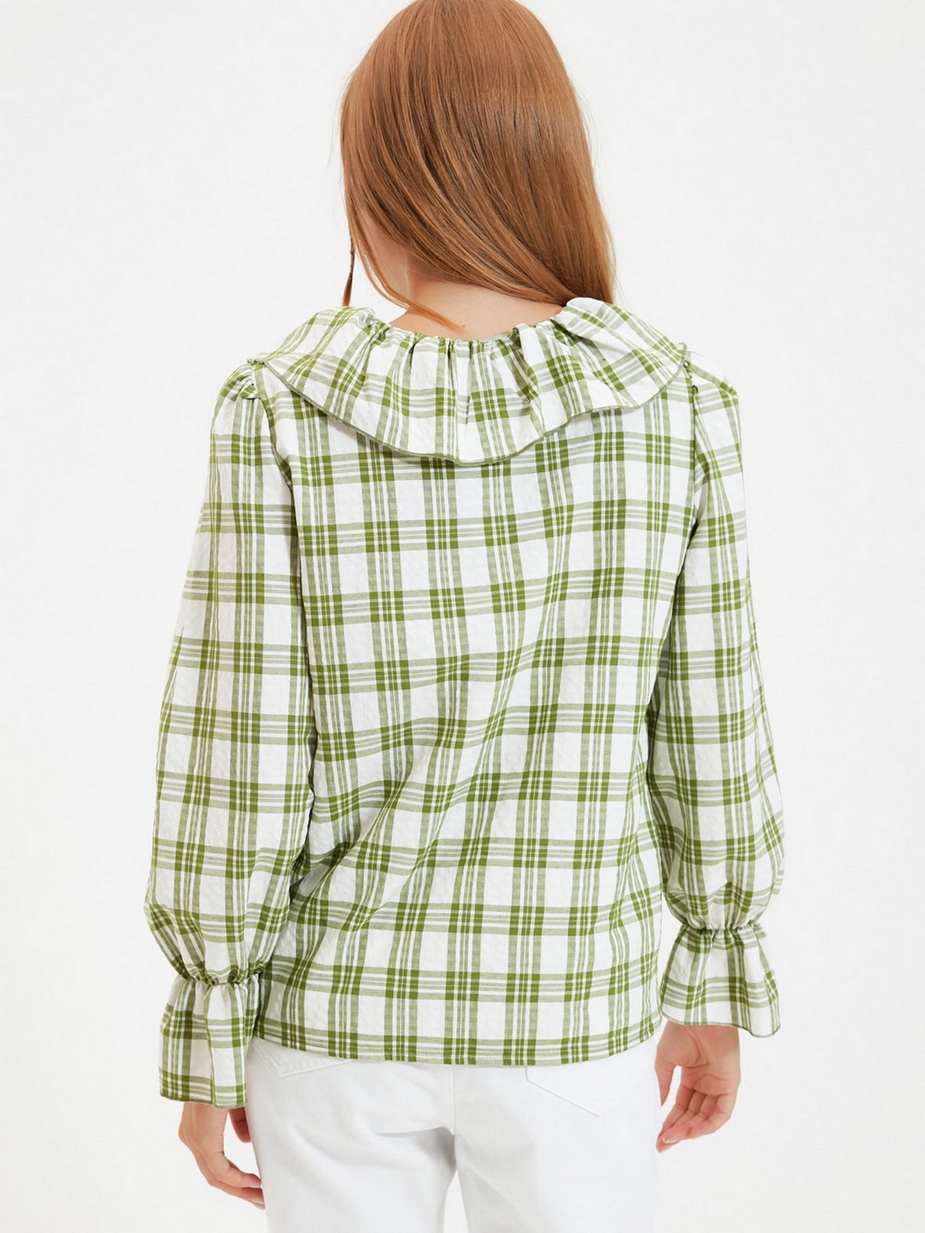 Блуза Trendyol модель TWOAW22GO0123/Yesil Фото