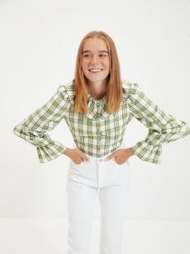 Блуза Trendyol модель TWOAW22GO0123/Yesil Фото