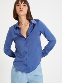 Рубашка Trendyol модель TWOAW22GO0131/Indigo Фото