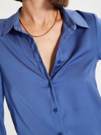 Рубашка Trendyol модель TWOAW22GO0131/Indigo Фото