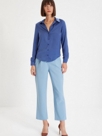 Рубашка Trendyol модель TWOAW22GO0131/Indigo Фото