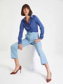 Рубашка Trendyol модель TWOAW22GO0131/Indigo Фото