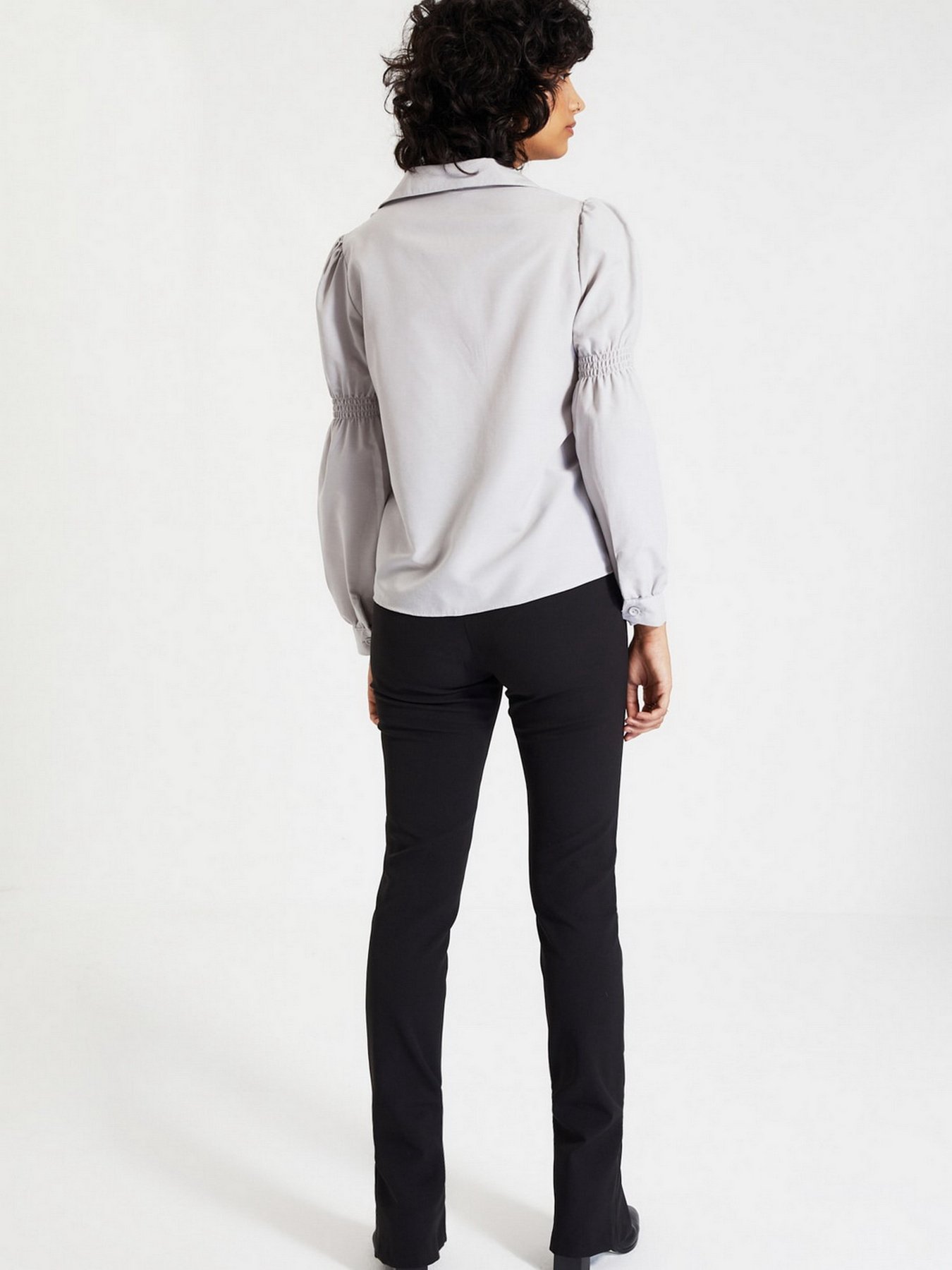 Рубашка повседневная Trendyol модель TWOAW22GO0141/Gri Рубашка повседневная Trendyol модель TWOAW22GO0141/Gri Фото