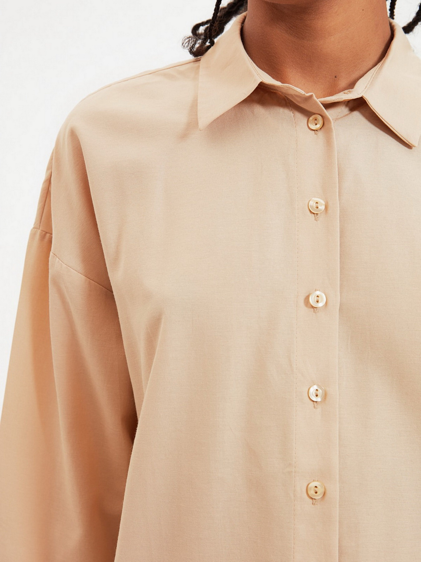 Сорочка повсякденна Trendyol модель TWOAW22GO0147/Camel Сорочка повсякденна Trendyol модель TWOAW22GO0147/Camel Фото