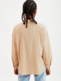 Сорочка повсякденна Trendyol модель TWOAW22GO0147/Camel Сорочка повсякденна Trendyol модель TWOAW22GO0147/Camel Фото