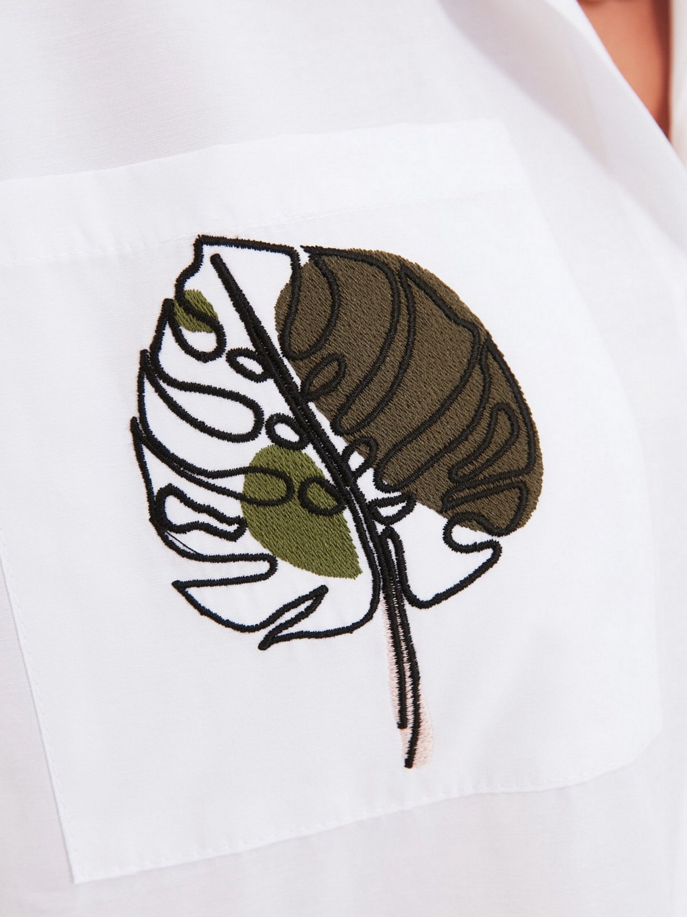 Рубашка повседневная Trendyol модель TWOAW22GO0153/Beyaz Фото