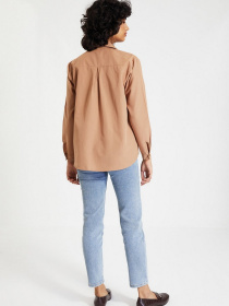 Рубашка повседневная Trendyol модель TWOAW22GO0160/Camel Фото