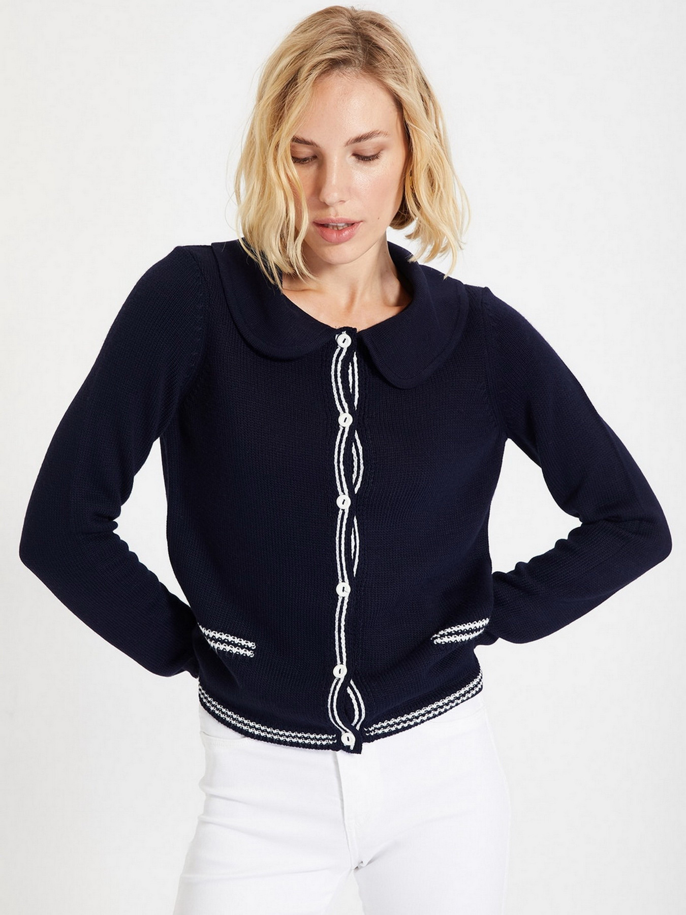 Кардиган Trendyol модель TWOAW22HI0010/Lacivert Фото