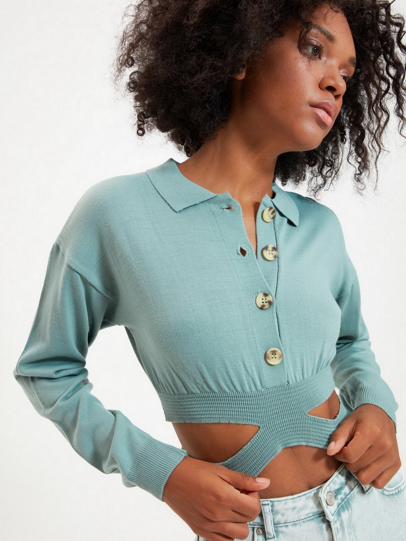 Кардиган Trendyol модель TWOAW22HI0094/Mint Фото