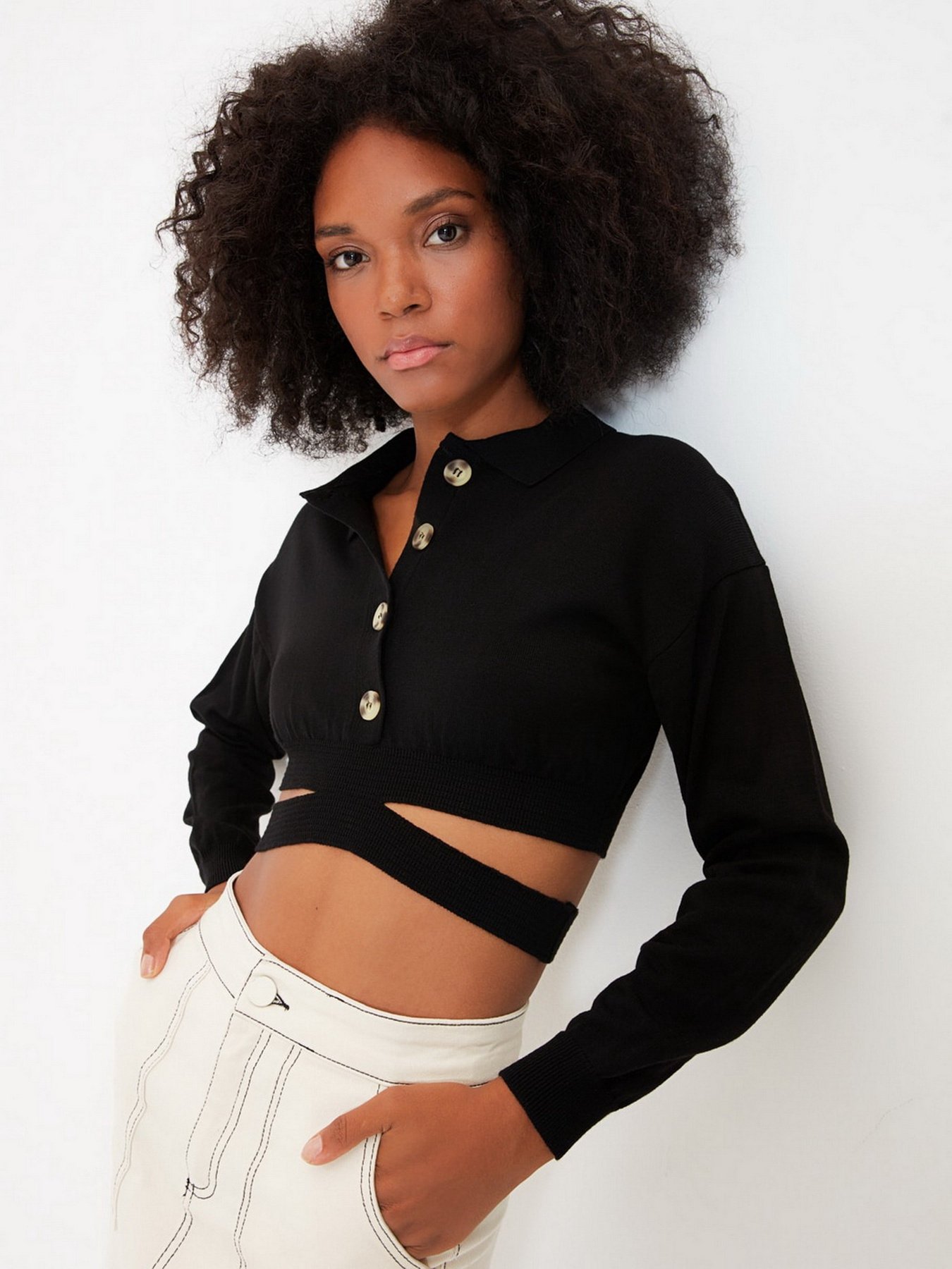 Кардиган Trendyol модель TWOAW22HI0094/Siyah Фото