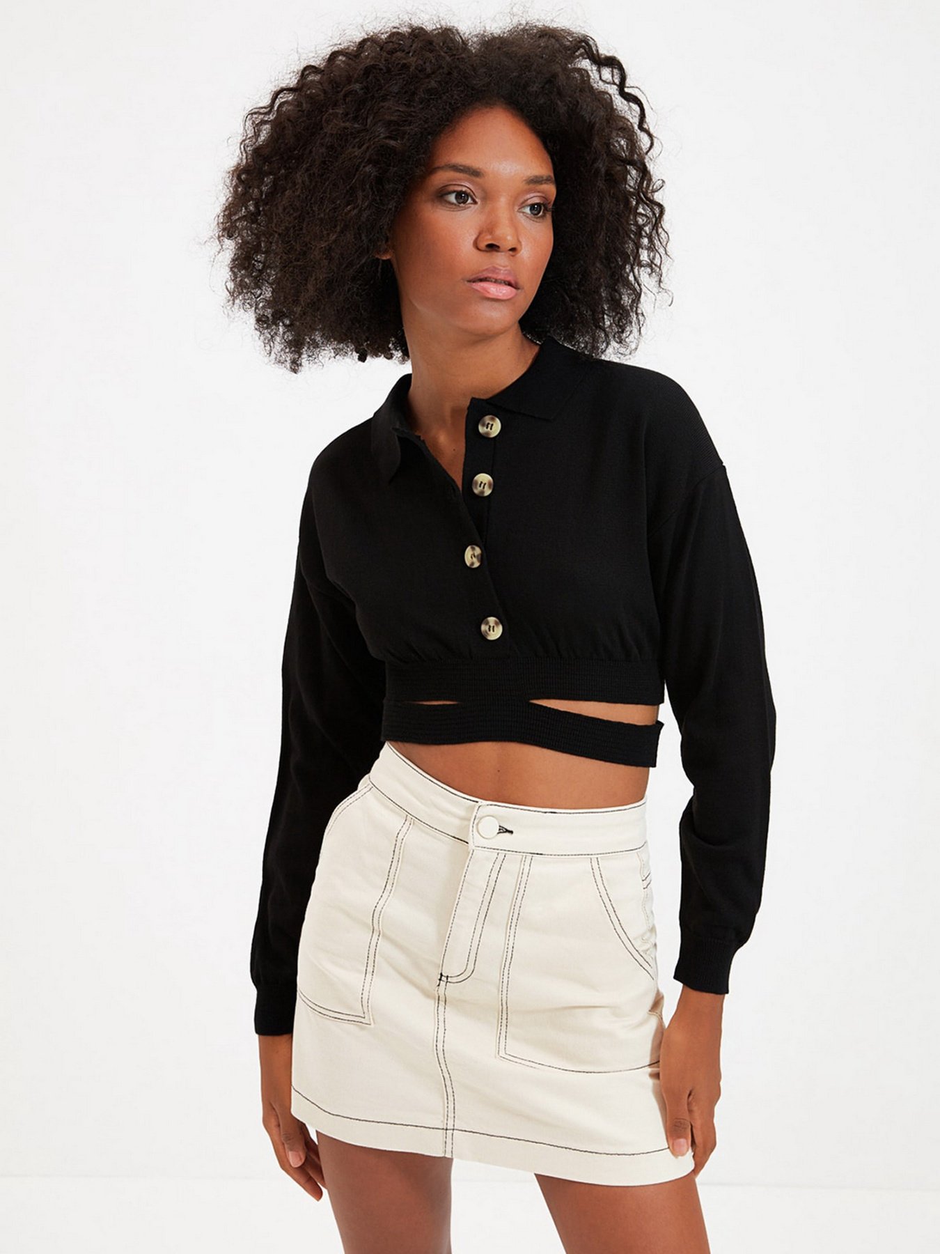 Кардиган Trendyol модель TWOAW22HI0094/Siyah Фото