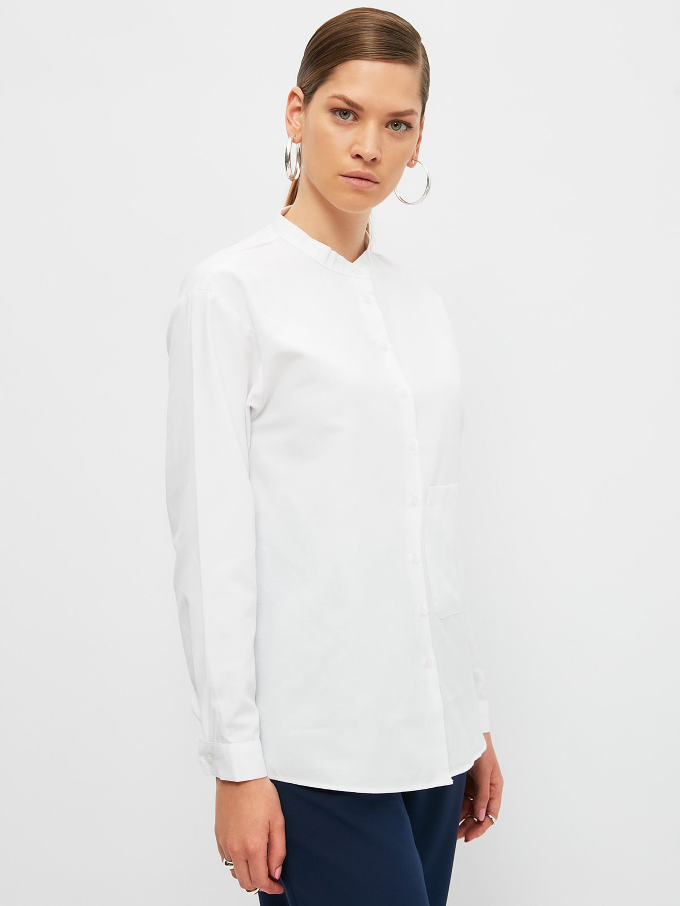 Блуза Trendyol модель TCTSS21TN0423/Beyaz Фото