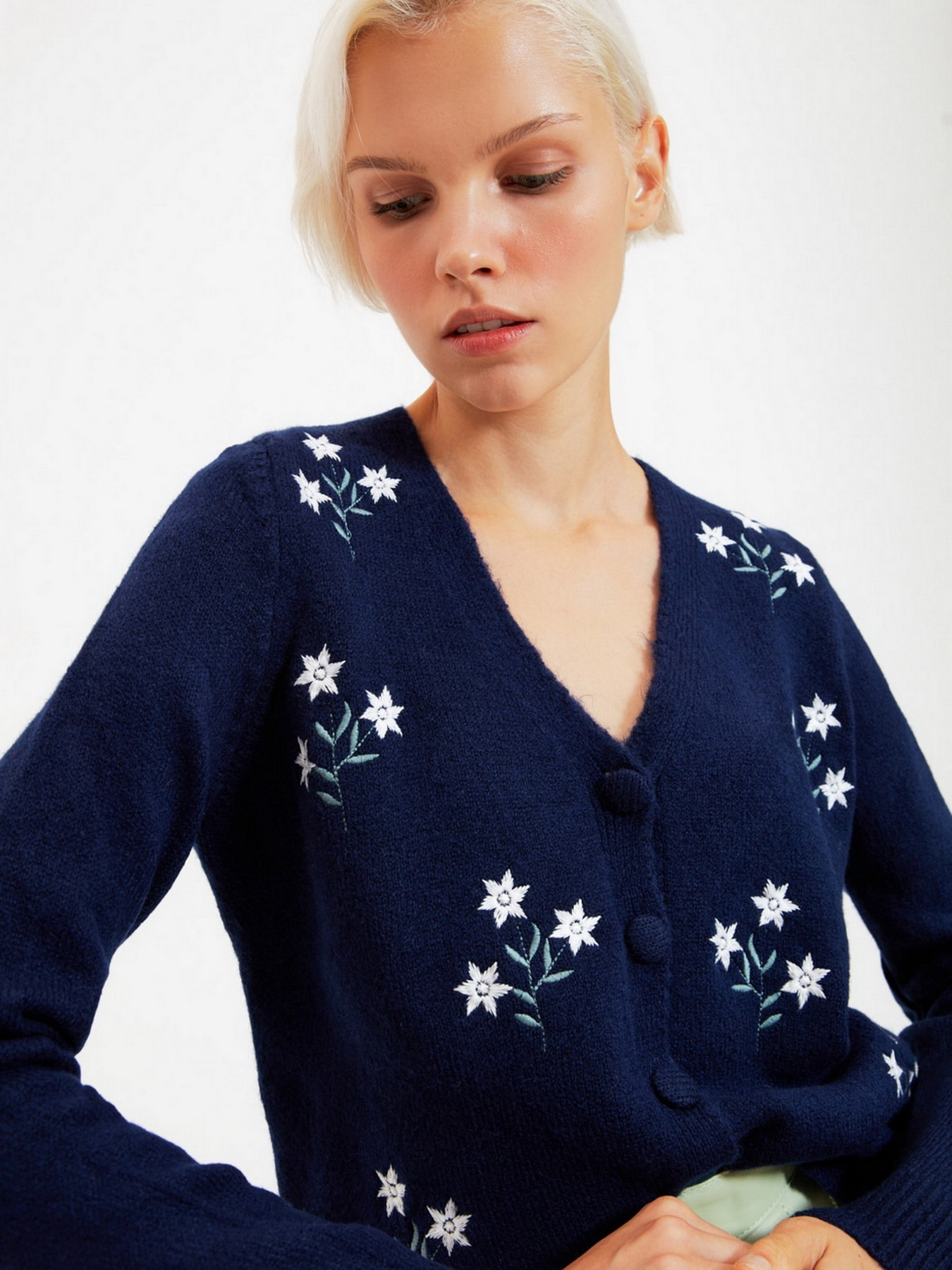 Кардиган Trendyol модель TWOAW22HI0108/Lacivert Фото