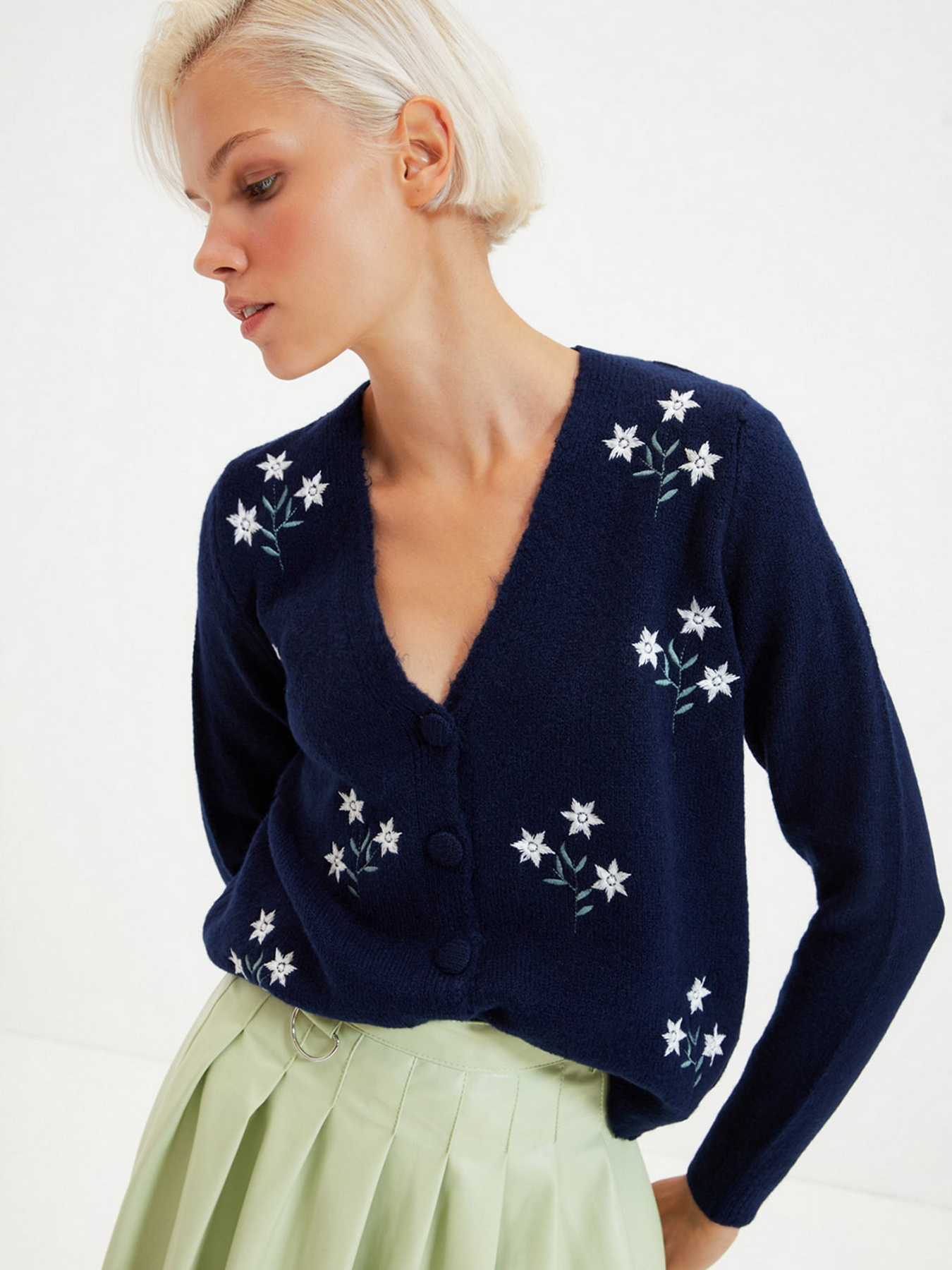 Кардиган Trendyol модель TWOAW22HI0108/Lacivert Фото