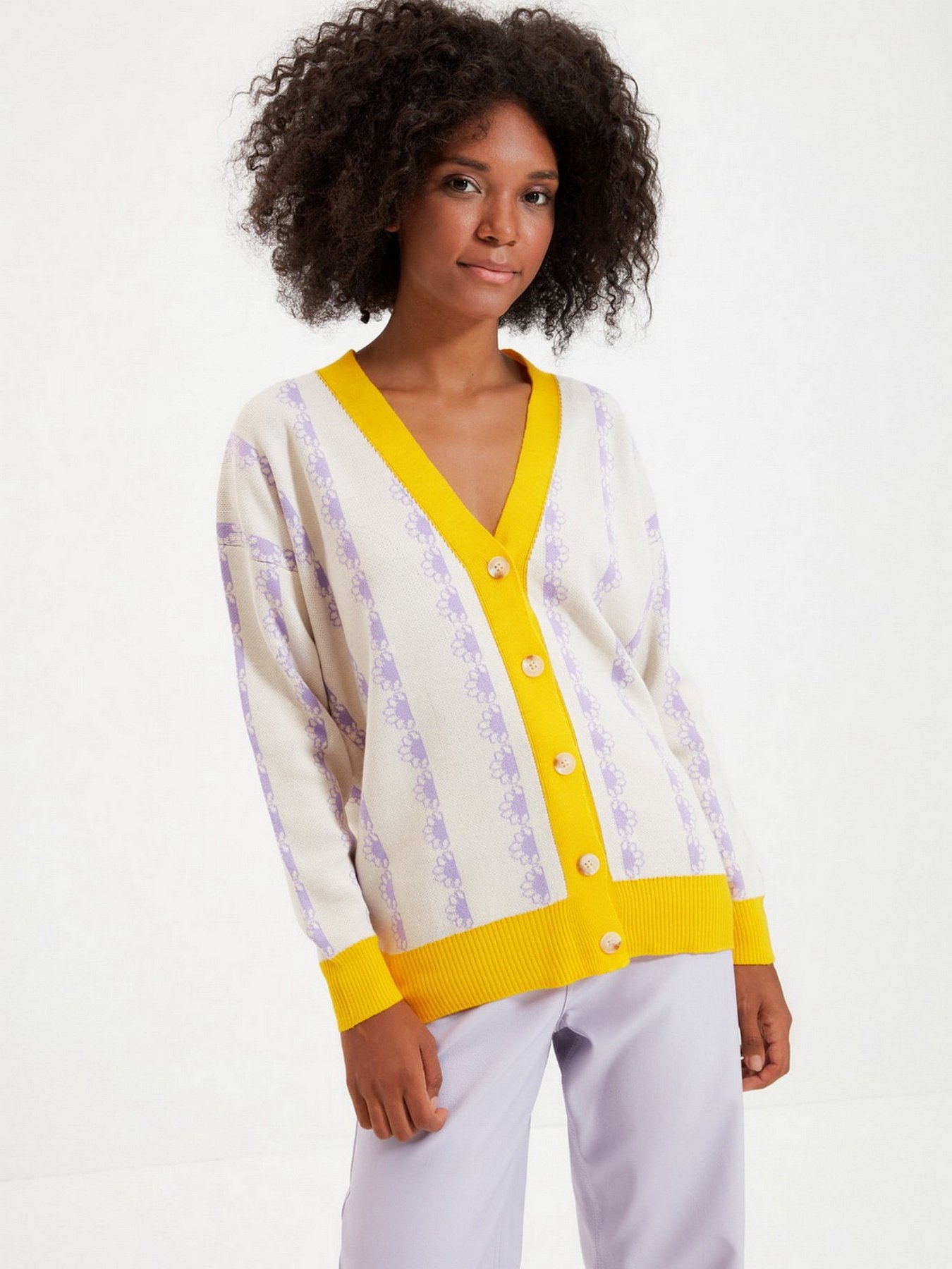 Кардиган Trendyol модель TWOAW22HI0111/Cok Renkli Фото