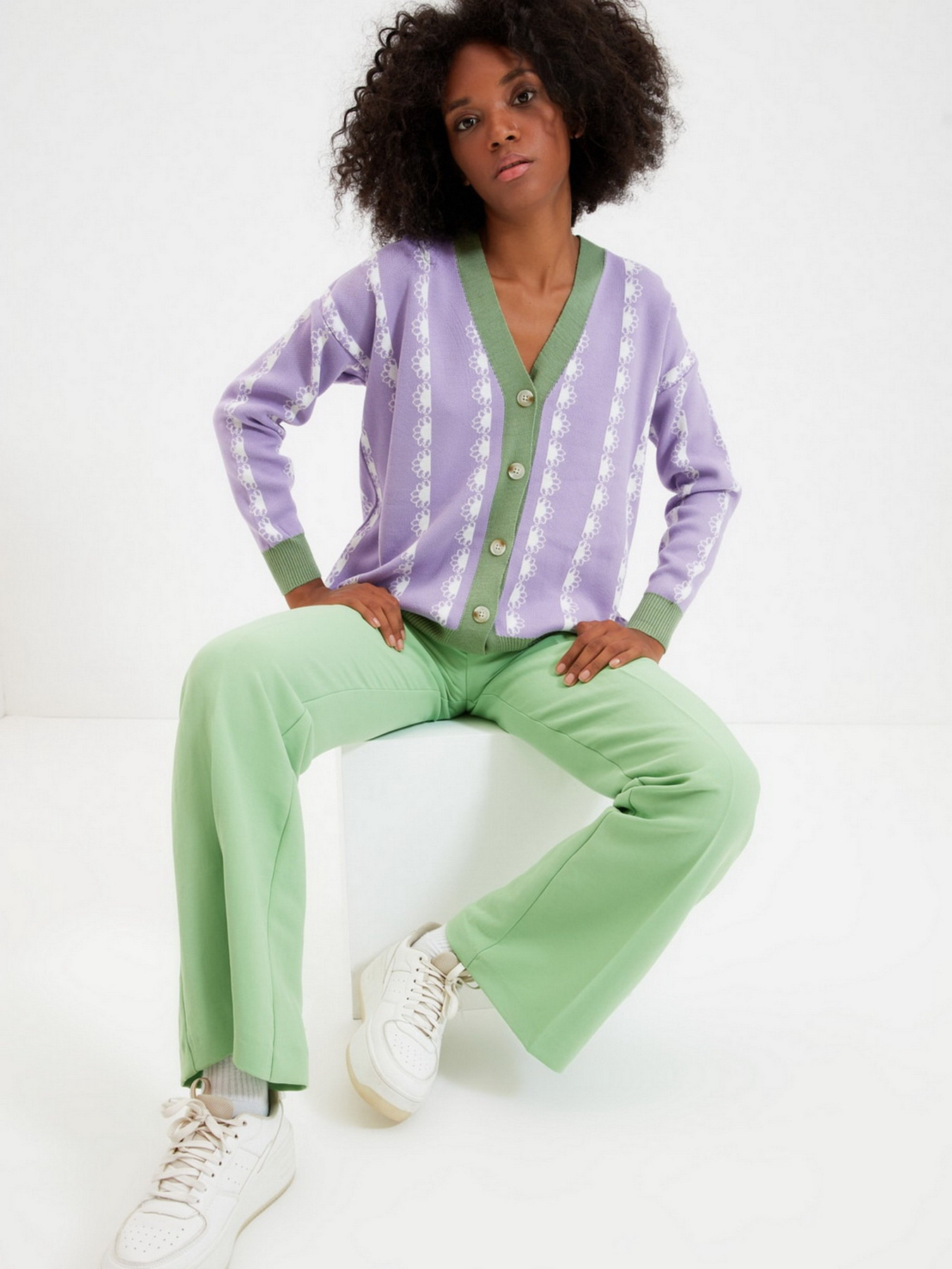 Кардиган Trendyol модель TWOAW22HI0111/Lila Фото