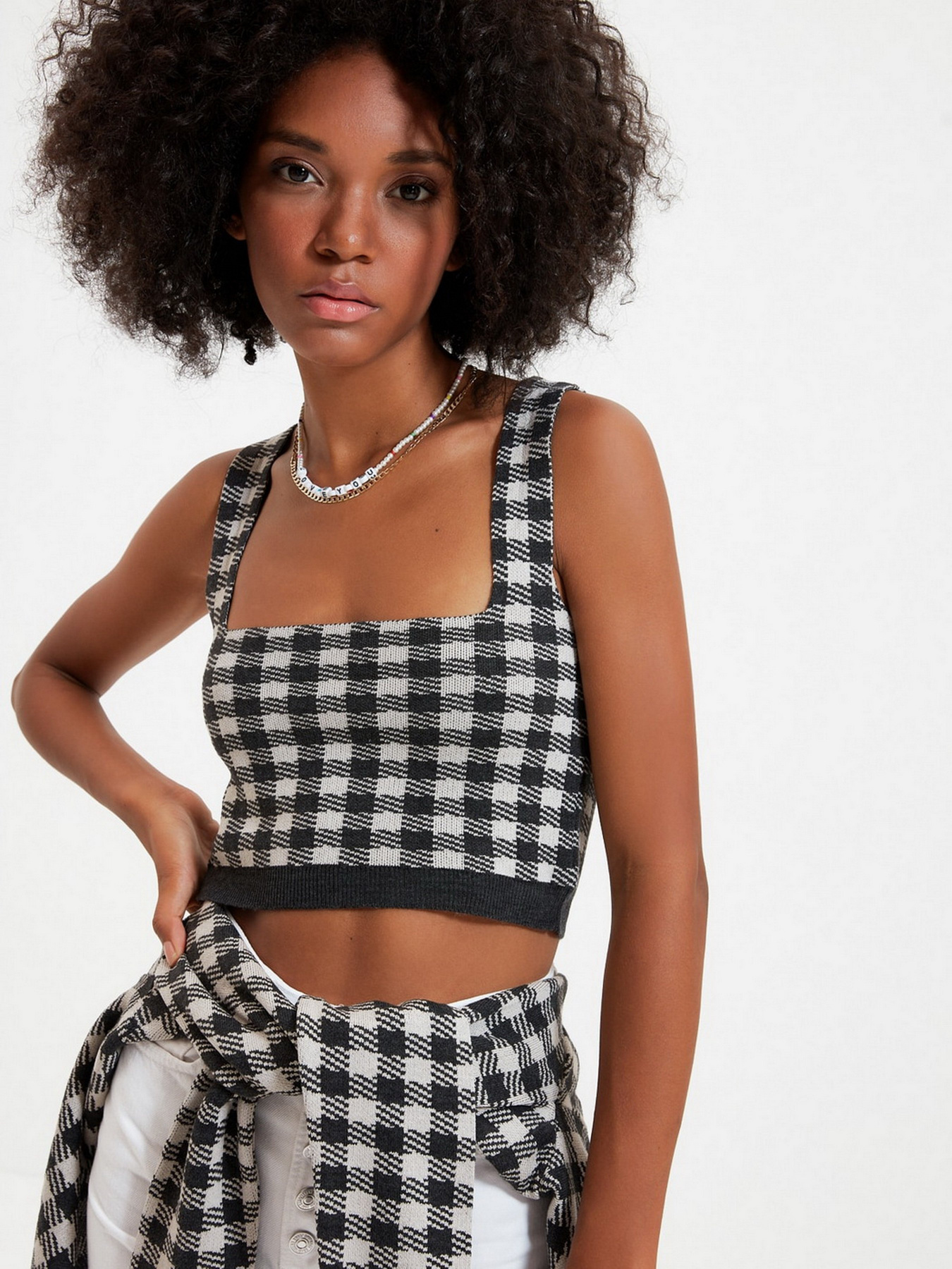 Кардиган Trendyol модель TWOAW22HI0116/Antrasit Фото