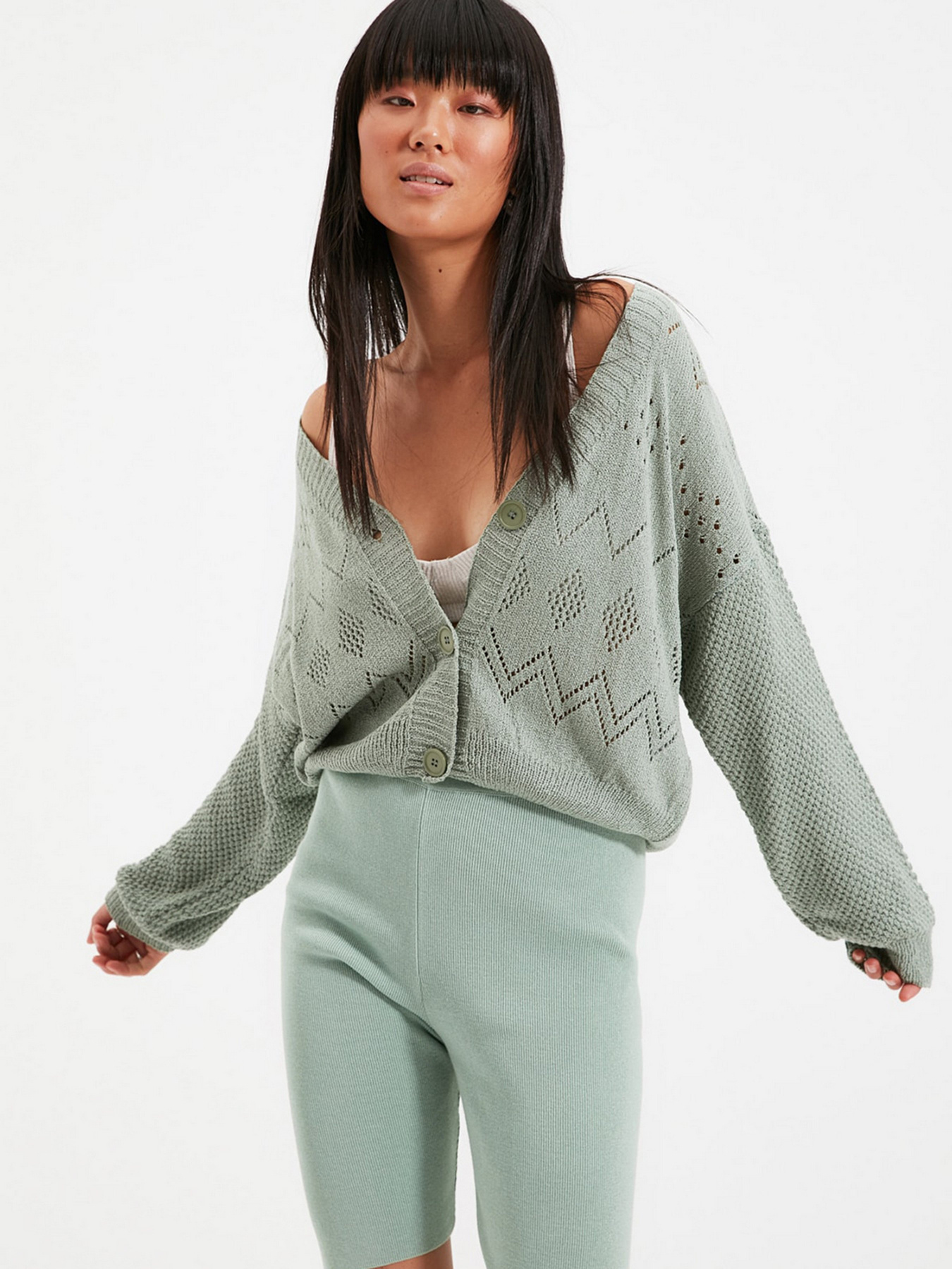 Кардиган Trendyol модель TWOAW22HI0183/Mint Фото