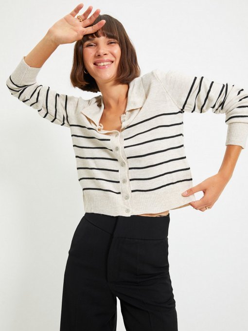 Кардиган Trendyol модель TWOAW22HI0241/Bej Фото