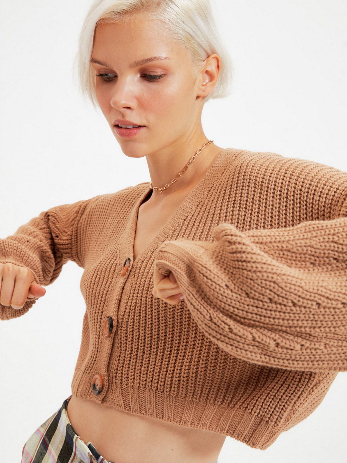 Кардиган Trendyol модель TWOAW22HI0313/Camel Фото