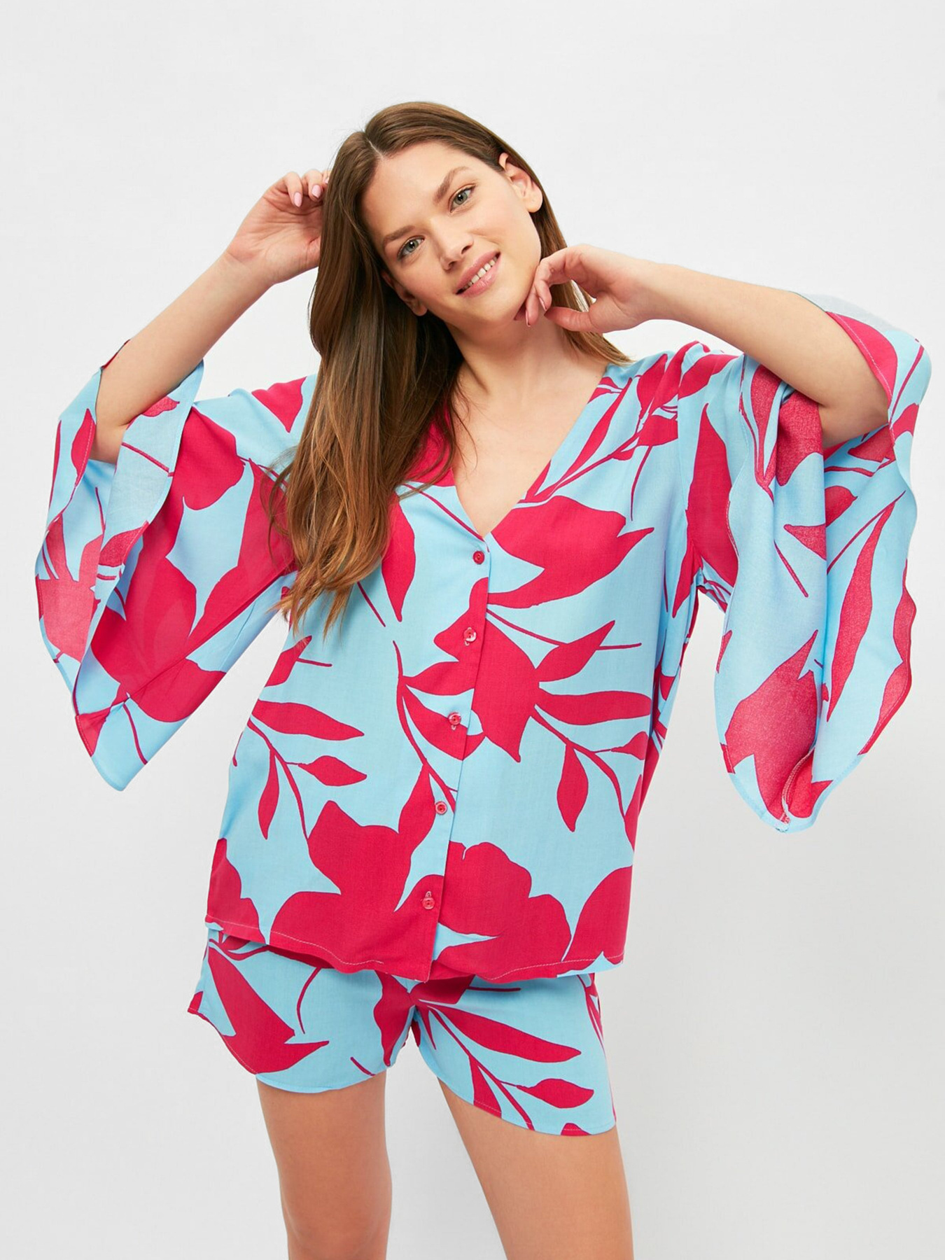 Пижама Trendyol модель THMSS21PT1530/Cok Renkli Фото