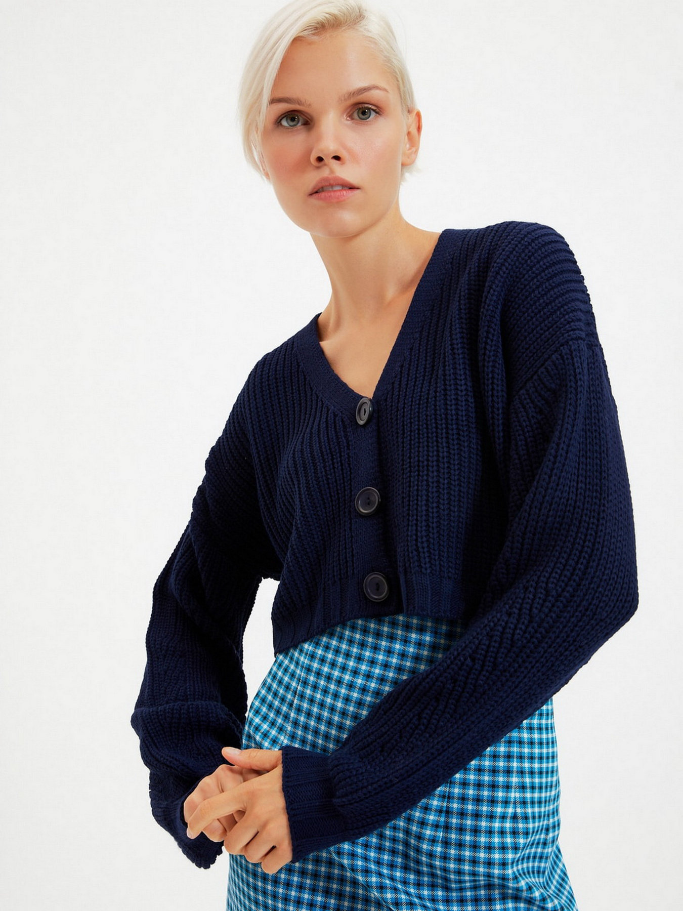 Кардиган Trendyol модель TWOAW22HI0313/Lacivert Фото