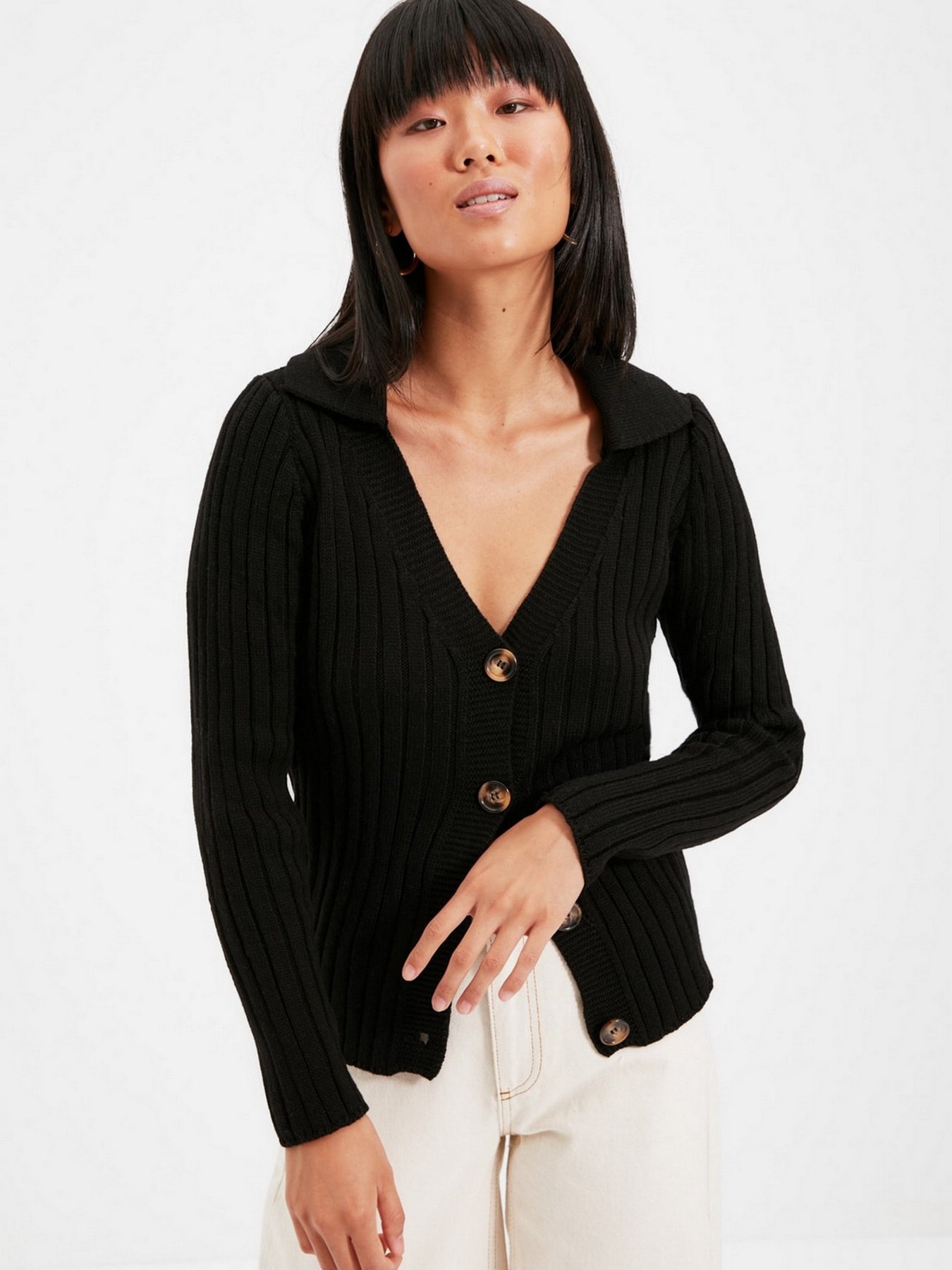 Кардиган Trendyol модель TWOAW22HI0403/Siyah Фото