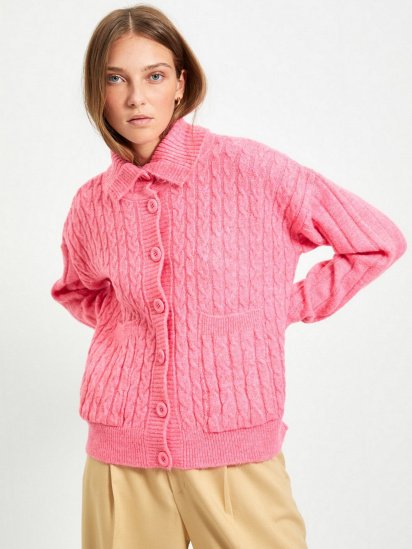 Кардиган Trendyol модель TWOAW22HI0406/Pembe — фото 4 - INTERTOP