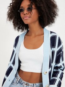 Кардиган Trendyol модель TWOAW22HI0408/Lacivert Фото