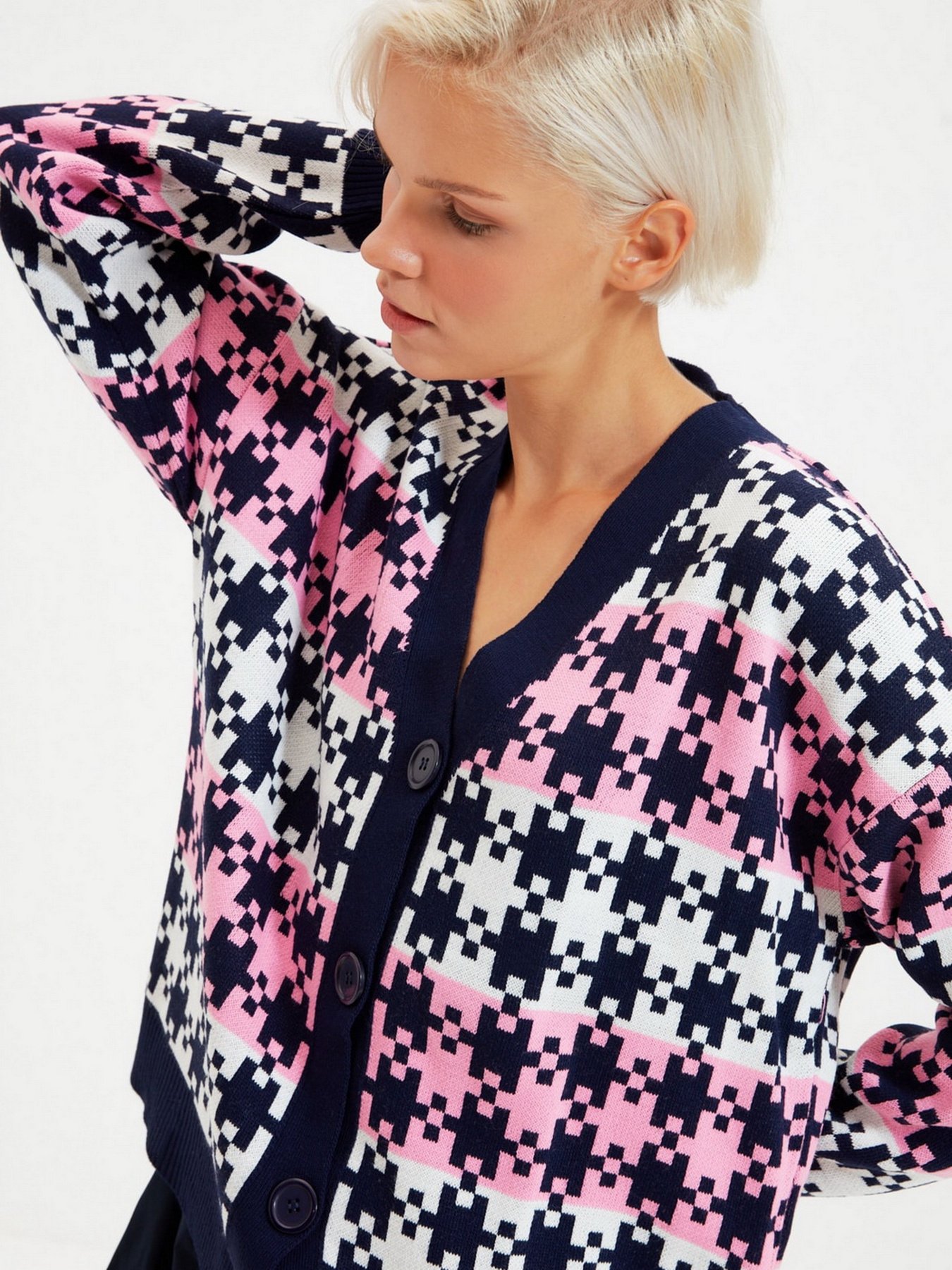 Кардиган Trendyol модель TWOAW22HI0450/Lacivert Фото