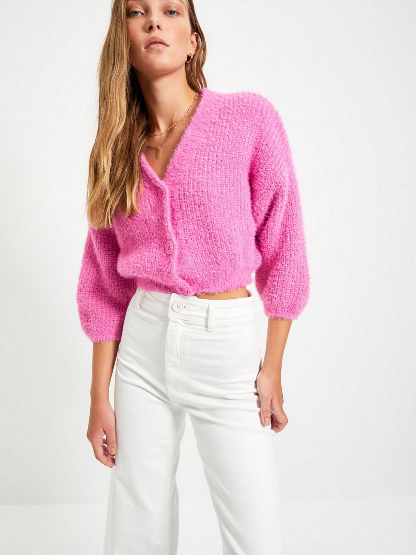 Кардиган Trendyol модель TWOAW22HI0452/Pembe Фото