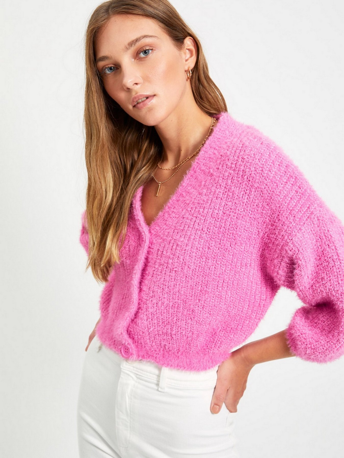 Кардиган Trendyol модель TWOAW22HI0452/Pembe Фото