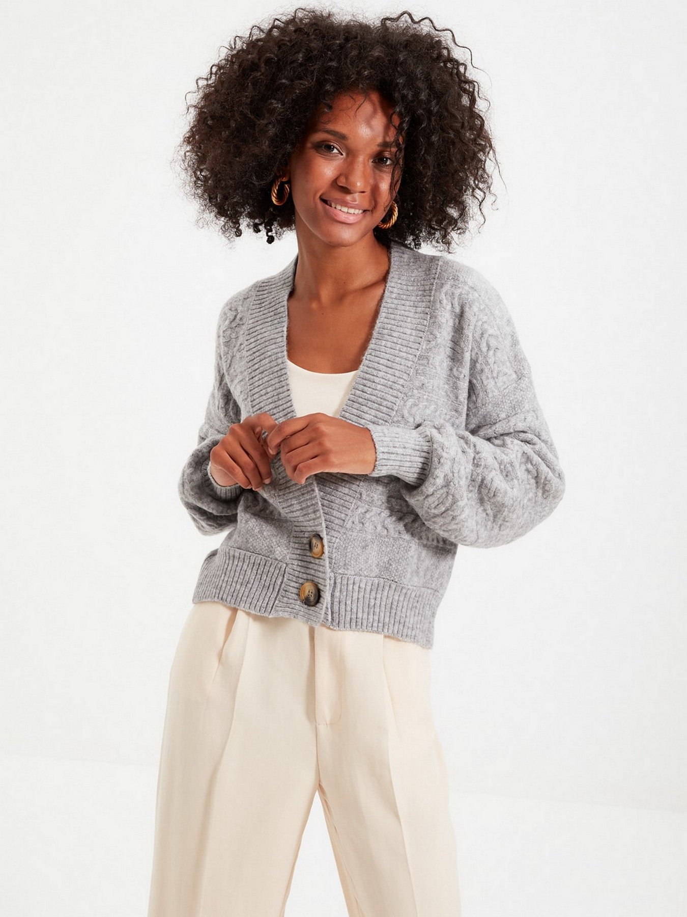 Кардиган Trendyol модель TWOAW22HI0470/Gri Фото