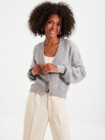 Кардиган Trendyol модель TWOAW22HI0470/Gri Фото