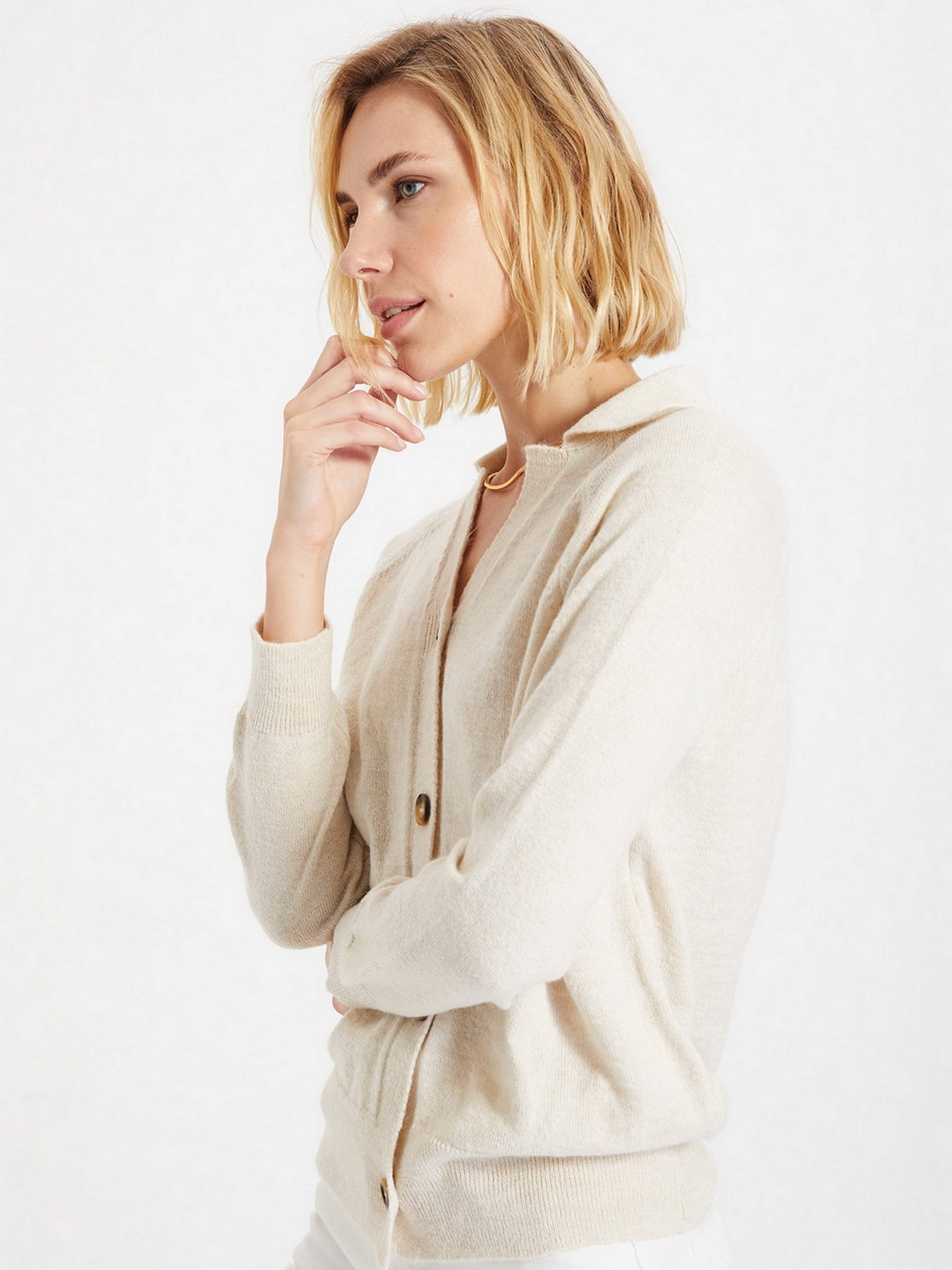 Кардиган Trendyol модель TWOAW22HI0495/Ekru Фото