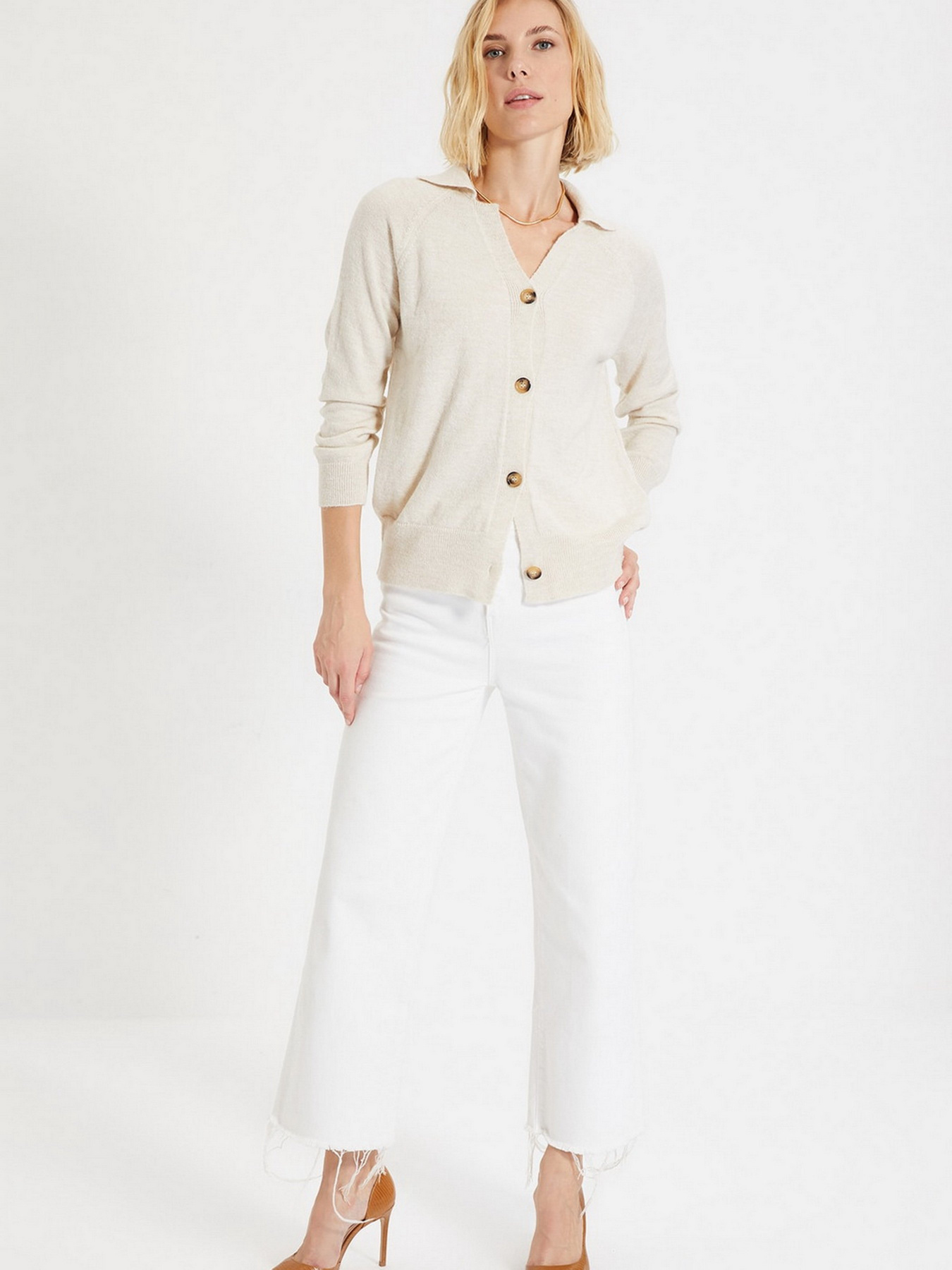 Кардиган Trendyol модель TWOAW22HI0495/Ekru Фото