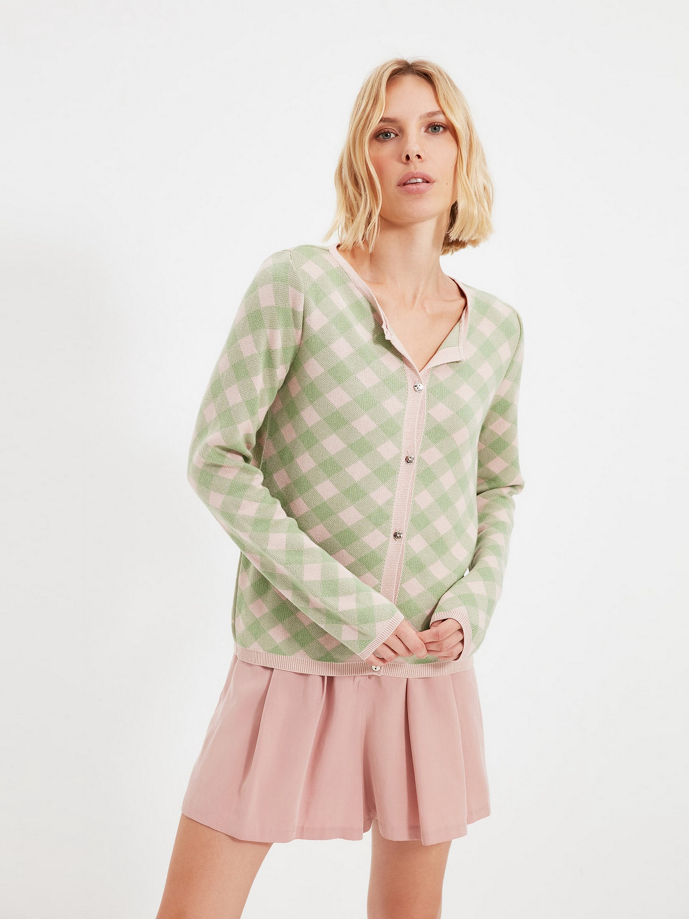 Кардиган Trendyol модель TWOAW22HI0529/Yesil Кардиган Trendyol модель TWOAW22HI0529/Yesil Фото